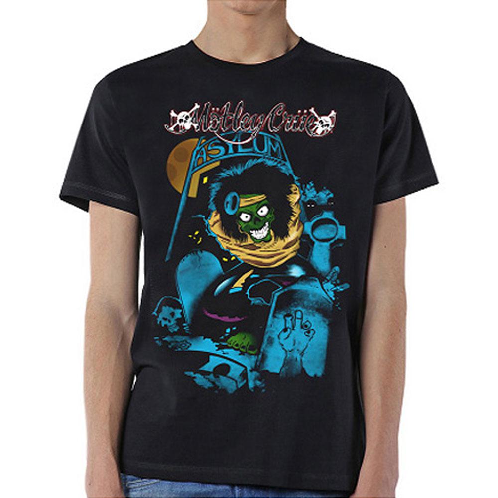 Motley Crue - Feelgood Graveyard Vintage Heren Tshirt - Zwart